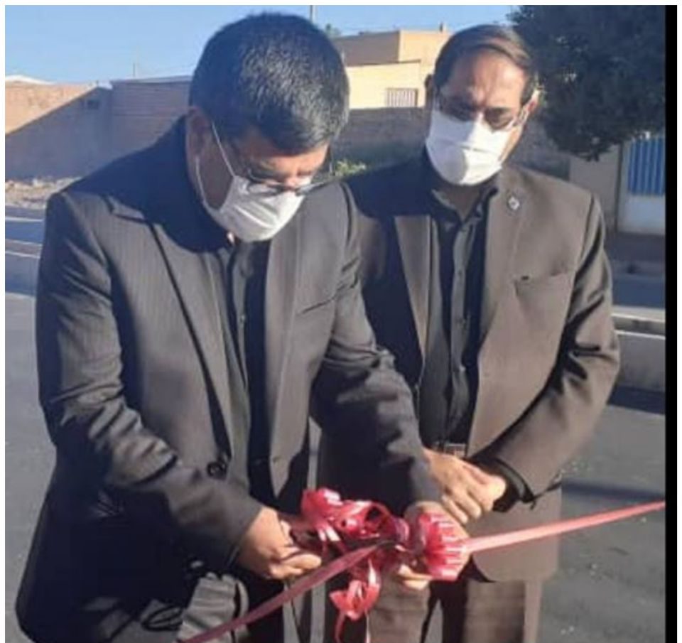 افتتاح پروژه های آسفالت معابر روستایی در رفسنجان