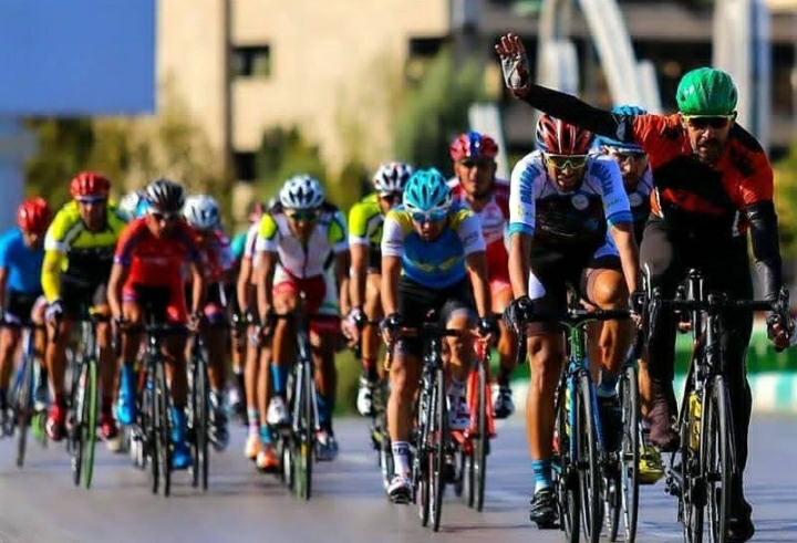 حضور  تیم دوچرخه سواری مس رفسنجان در رقابت های لیگ برتر