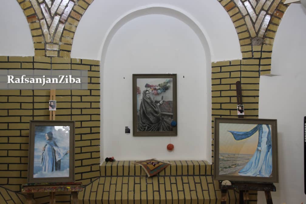 گزارش تصویری| نمایشگاه نقاشی «بانو» در رفسنجان
