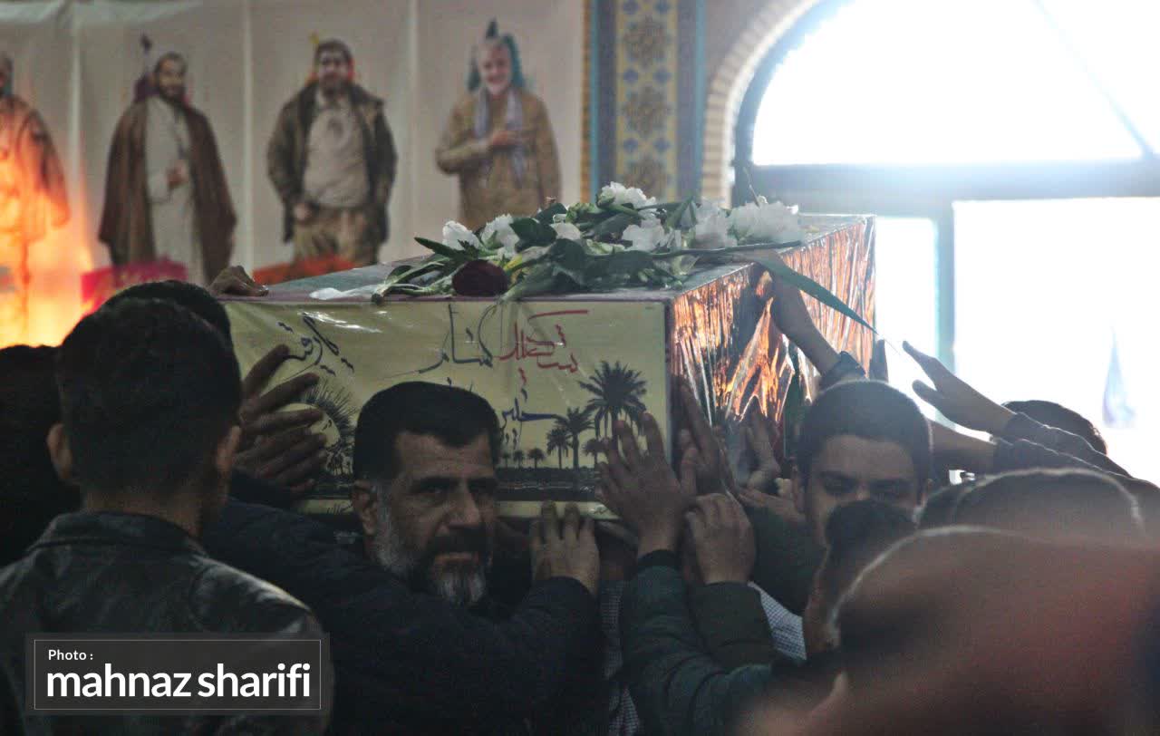 استقبال مردم و مسئولین از شهید گمنام در رفسنجان