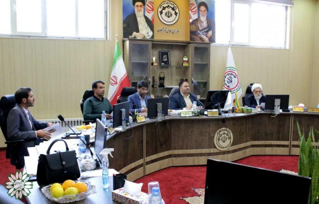 تقدیم لایحه بودجه ۱۴۰۲ شهرداری رفسنجان به شورای شهر